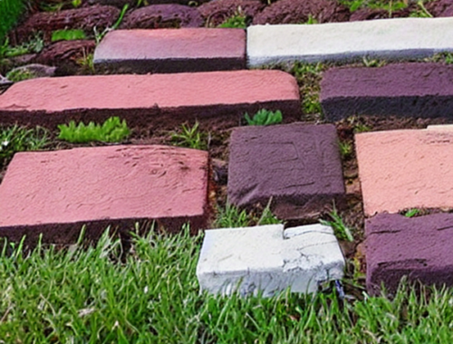 can you paint landscaping bricks